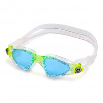 Lentes natacin nios color transparente blanco lima azul