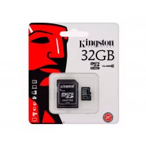 Memoria Microsd 32gb Kingston Clase10 Con Adaptador