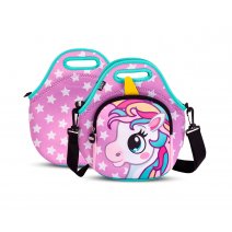 Lunchera Infantil Modelo 2019 Neopreno Diseo Unicornio 2 Resistente al agua BRIO 