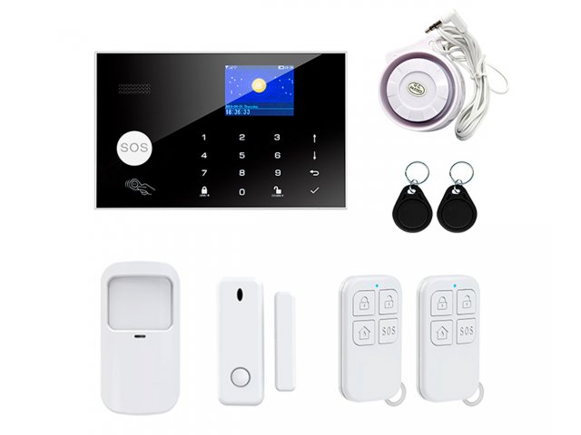 Alarma Casa Inalambrica Kit Gsm Wifi Completa, Comercio Casas