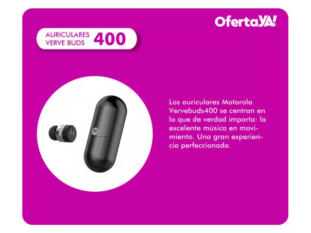 Audifonos Inalambricos Audifonos Motorola Verve Buds 400 True