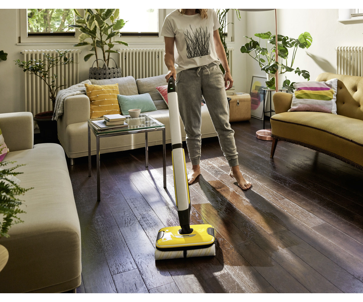 Fregadora de Pisos Karcher Inalámbrica Lavadora Aspiradora Fc7 Origen  Italia — OfertaYa