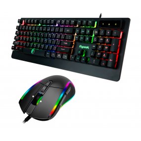 Combo Teclado Mouse Gamer Razeak Retroiluminado Pro RGB RZK-9