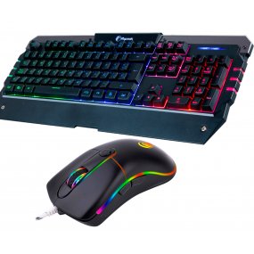 Combo Teclado Mouse Gamer Razeak Retroiluminado Pro RGB RZK-10