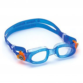 Lentes natación niños piscina claros color azul naranja OY