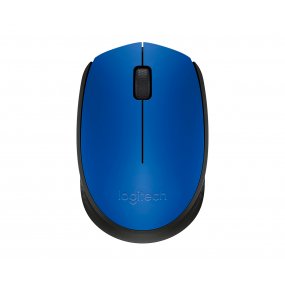 Mouse Inalambrico Logitech Optico Azul Para Pc Notebook