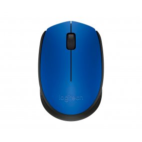 Mouse Inalambrico Logitech Optico Azul Para Pc Notebook