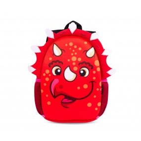 Mochila Infantil Modelo 2019 Neopreno Diseo Dinosaurio Rojo Resistente al agua BRIO