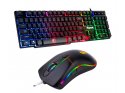 Combo Teclado Mouse Gamer Razeak Retroiluminado RGB Pro RZK-6