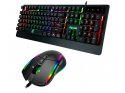 Combo Teclado Mouse Gamer Razeak Retroiluminado Pro RGB RZK-9