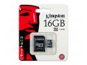 Memoria Microsd 16gb Kingston Clase4 Con Adaptador. Oferta