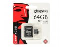 Memoria Microsd 64gb Kingston Clase10 Con Adaptador Oferta