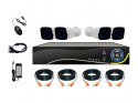 Kit Seguridad OFXPRO Dvr 4 HD + 4 Camaras Metlicas Ext 1mp