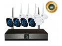 Kit Seguridad OFXPRO Dvr 4 HD + 4 Camaras Metlicas Ext 1mp Wifi